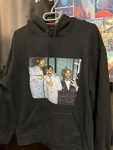 Diğer Siyah baskılı sweatshirt