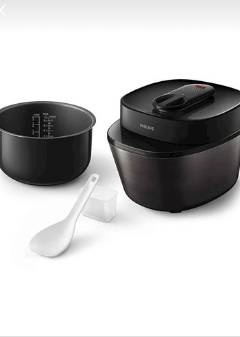 Philips Siyah Elektrikli Fritöz ve Izgara