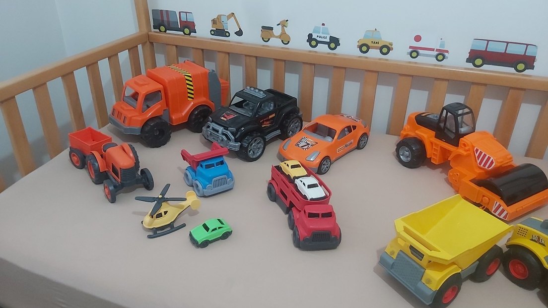 Kırmızı tır 2 arabalı - Görsel 3