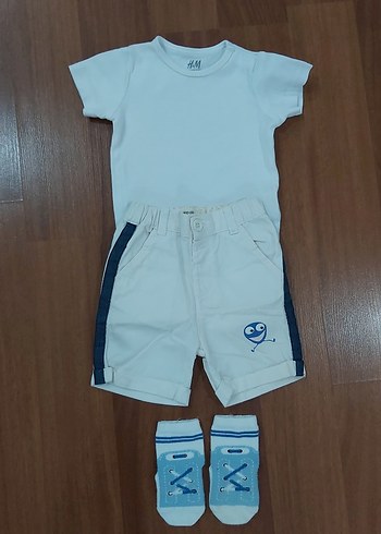 H&M 2Lİ BODY VE 3 ŞORT - Görsel 3