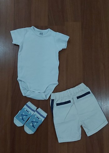 H&M 2Lİ BODY VE 3 ŞORT - Görsel 6
