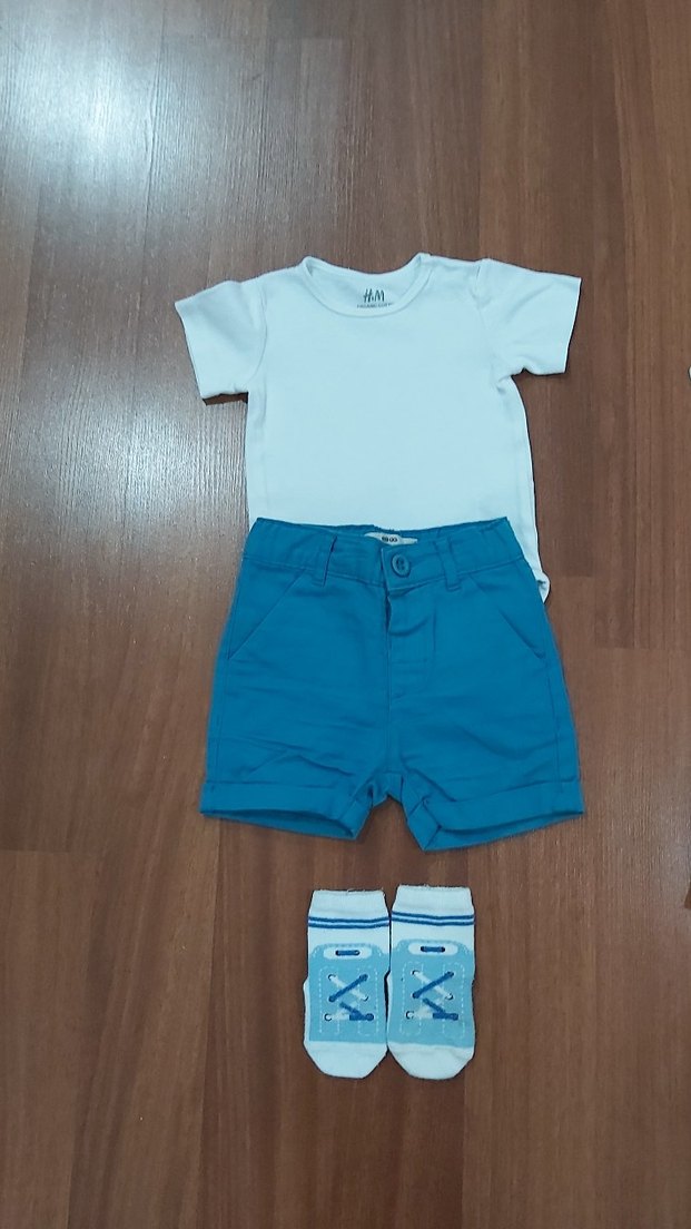 H&M 2Lİ BODY VE 3 ŞORT - Görsel 2