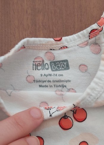 Pastel Kahverengi Desenli Bebek Kız Tulumu - Görsel 2