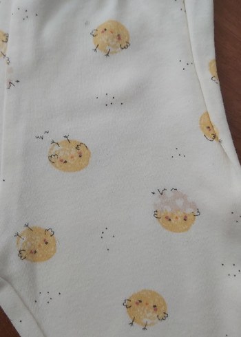 Sarı Fırfırlı Kız Bebek Kısa Kollu Takım - Görsel 5