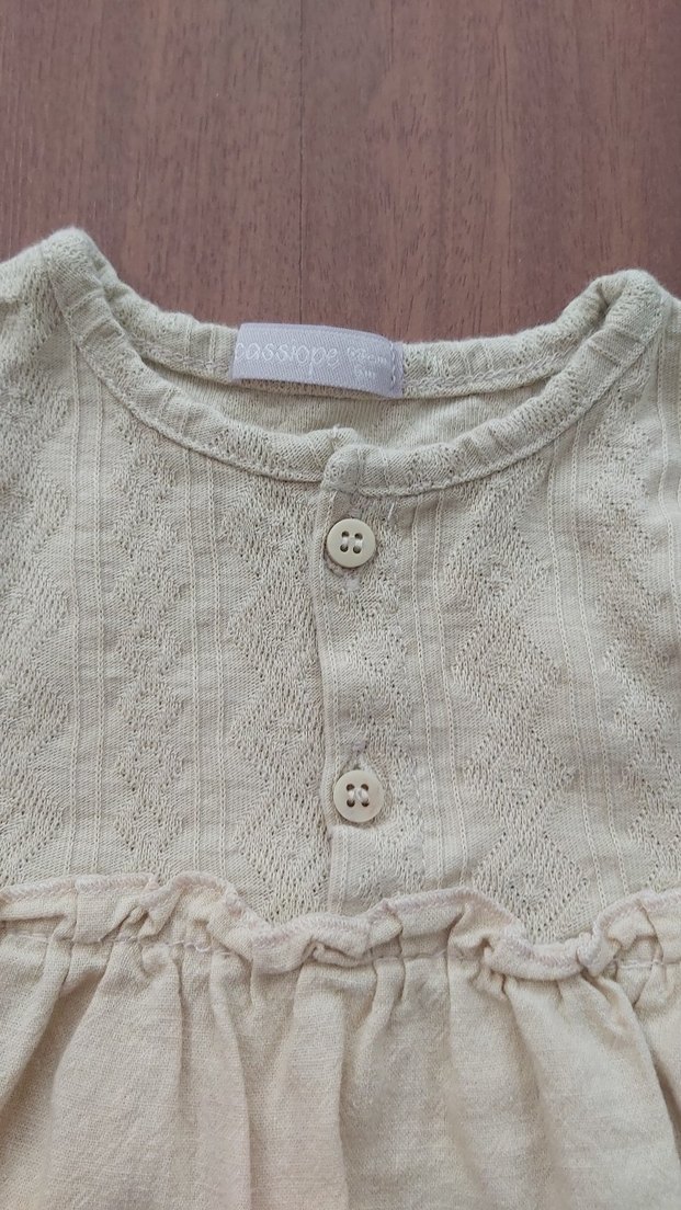 Bej Kolsuz Bebek Kız Takımı - Görsel 3