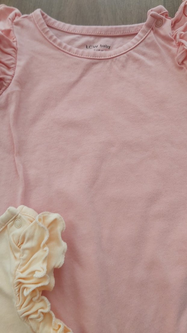 Dantel Detaylı Pastel Bebek Kız Tulumları - Görsel 3