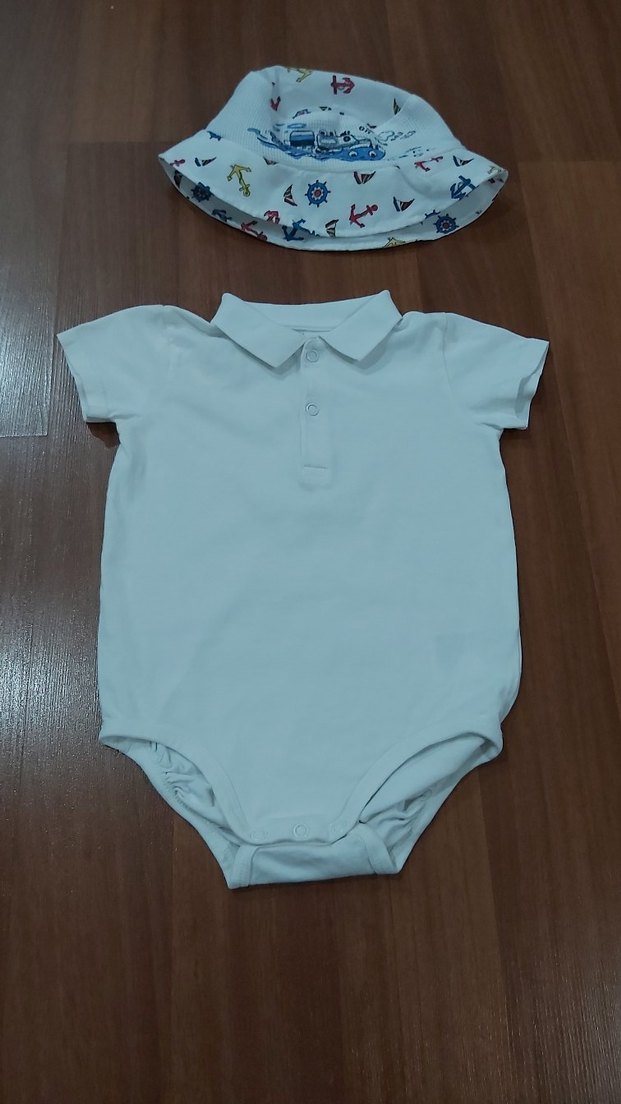 Hm body ve 2li şort şapka - Görsel 4