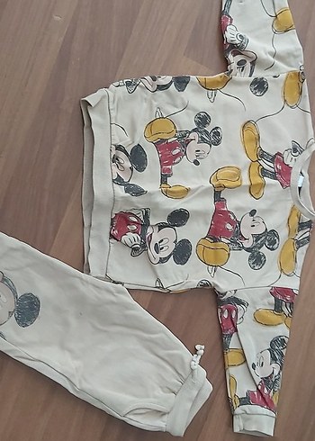 LC Waikiki Renkli Mickey Mouse Erkek Eşofman Takımı