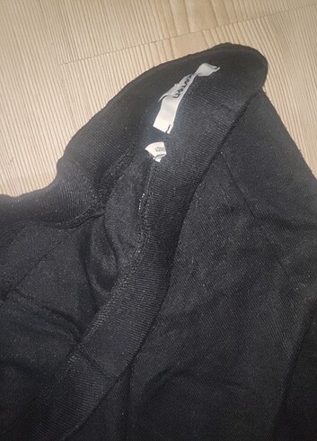 Diğer Siyah büzgülü midi etek
