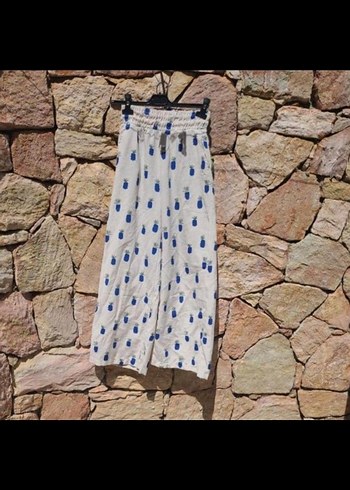 Püsküllü Bağcıklı Bohem Kadın Pantolon