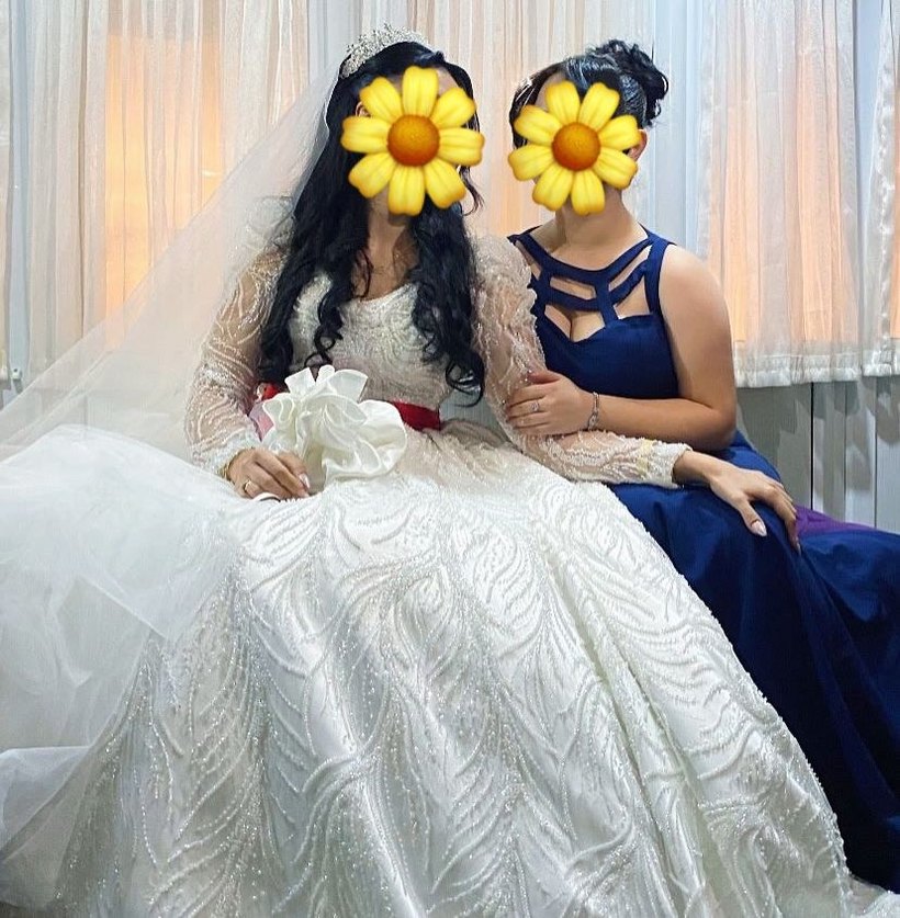 Parlak Lacivert V Yakalı Uzun Abiye Elbise - Görsel 2