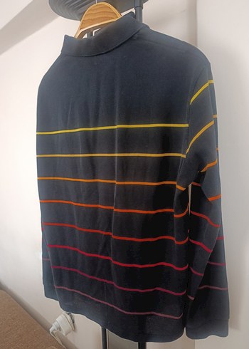 Lacoste Çok Renkli Çizgili Uzun Kollu Polo Tişört - Görsel 5