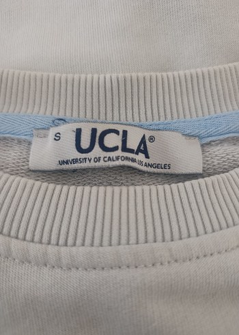 Gri Oversize UCLA Baskılı Kadın Sweatshirt - Görsel 7