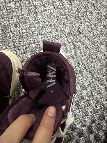 33 Beden bordo Renk zara erkek çocuk ayakkabı