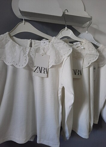 4 Yaş Beden Zara kız çocuk bebe yakalı gömlek BLUZ