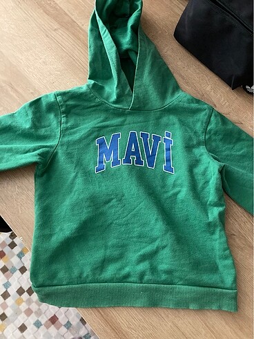 mavi çocuk sweatshirt