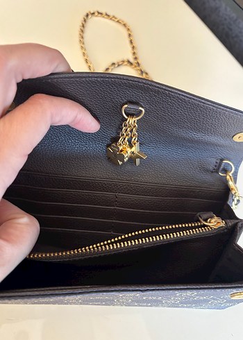 Zincir Detaylı Yılan derisi orjınal vakko çanta - Görsel 4