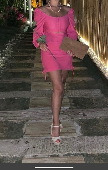 Koton Pembe elbıse