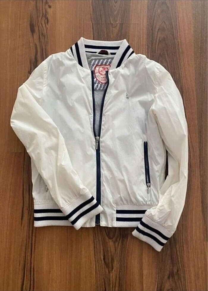 Beyaz Polo mont - Görsel 3