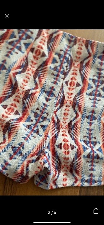 Şort etek renkli - Görsel 3