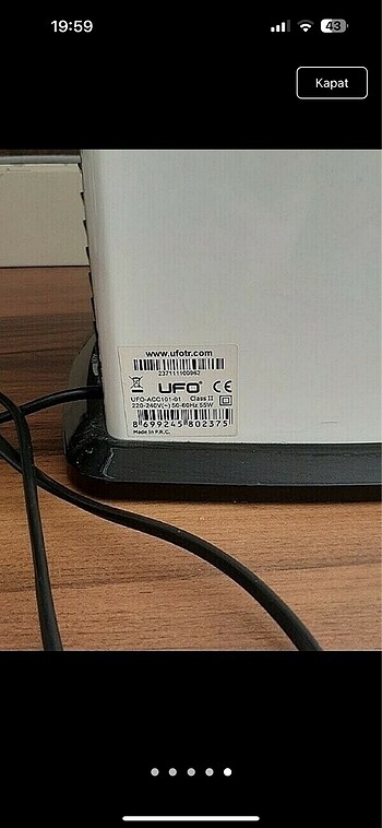 UFO hava temızleyıcı - Görsel 3