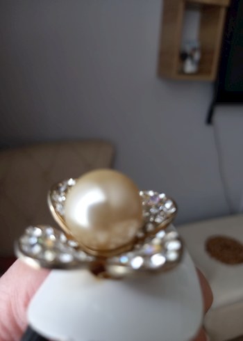 İnci Detaylı Beyaz Elastik Saç Tokası - Görsel 6