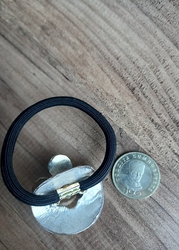 İnci Detaylı Beyaz Elastik Saç Tokası - Görsel 4