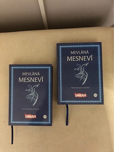Mevlana mesnevi 3 adet kitap