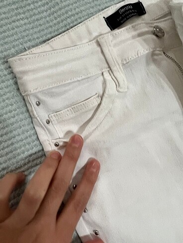 34 Beden Pantolon zımba detay
