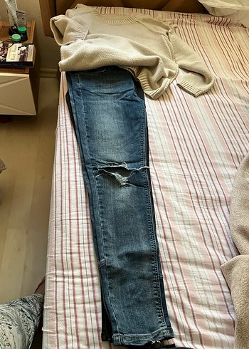 Kadın vena  Denim Sokak Stili Jean - Görsel 11