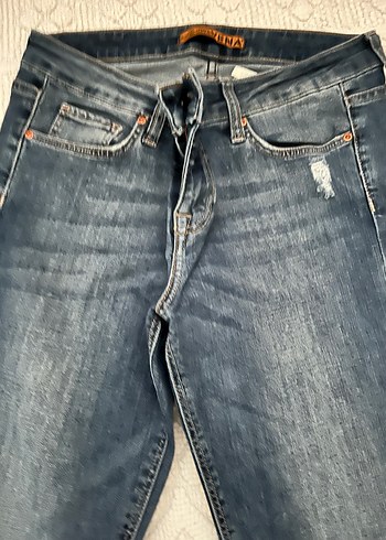 Kadın vena  Denim Sokak Stili Jean - Görsel 4