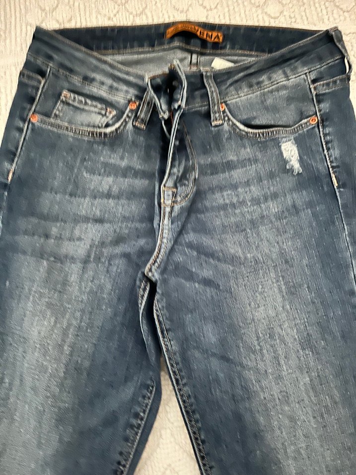 Kadın vena  Denim Sokak Stili Jean - Görsel 4