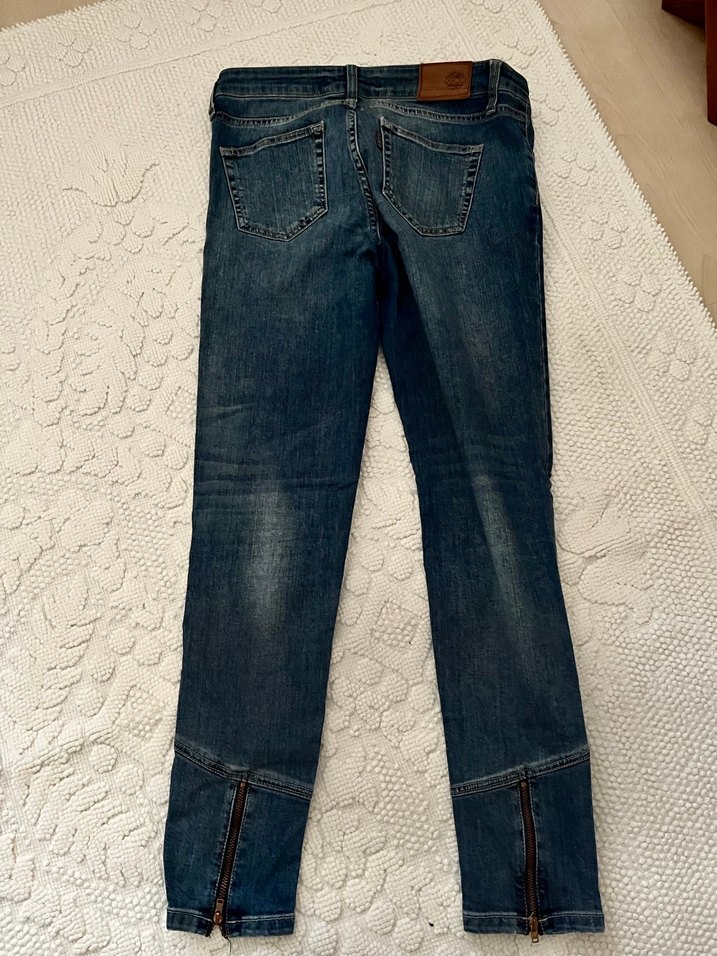 Kadın vena  Denim Sokak Stili Jean - Görsel 2
