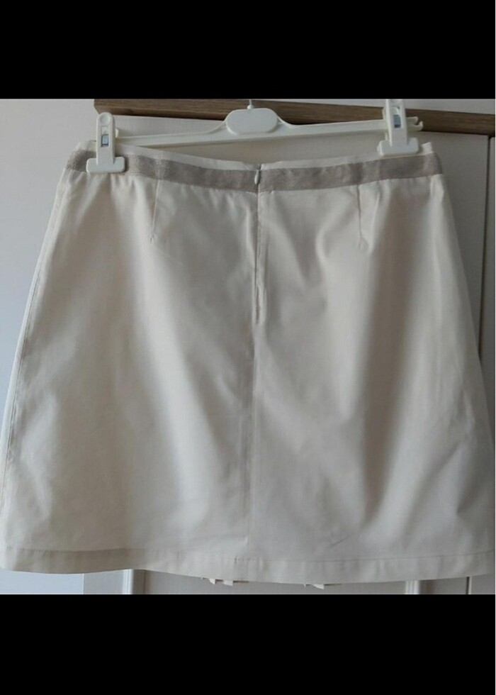 Krem mini etek - Görsel 4