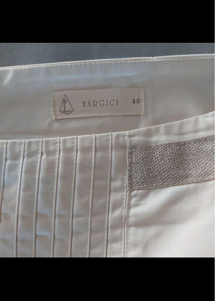 Krem mini etek - Görsel 3