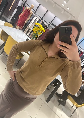 Camel  renk kazak - Görsel 6