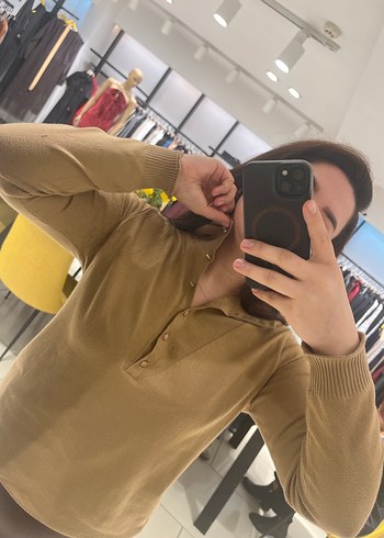 Camel  renk kazak - Görsel 4