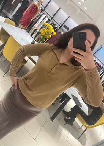 Camel  renk kazak - Görsel 3