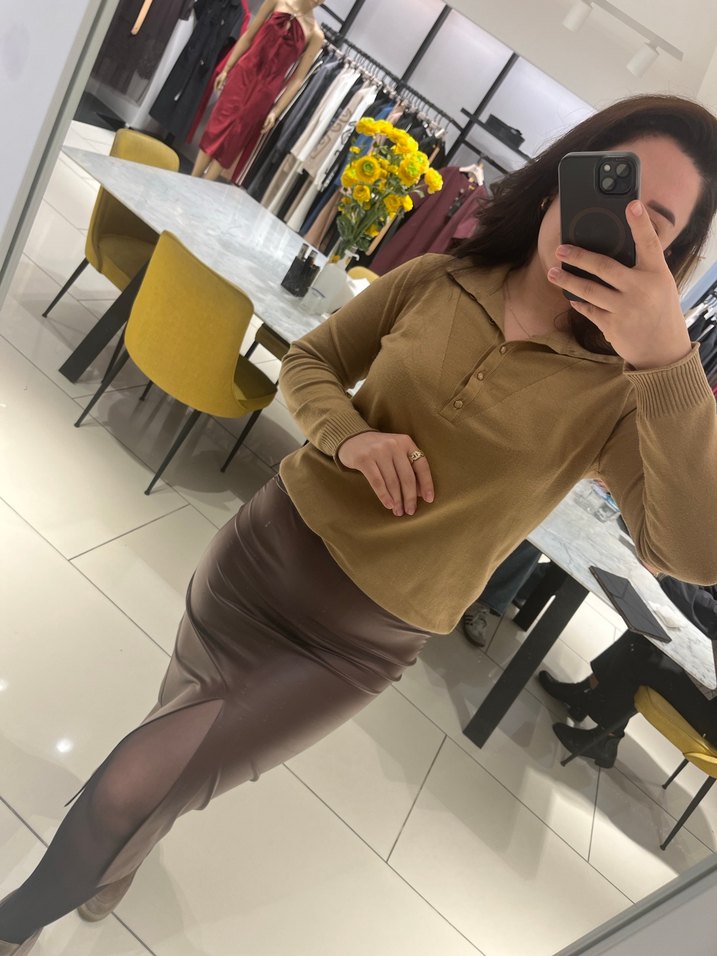 Camel  renk kazak - Görsel 2