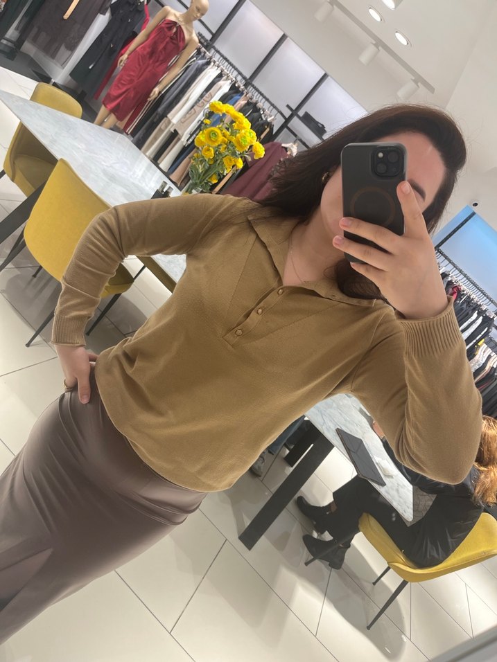 Camel  renk kazak - Görsel 3