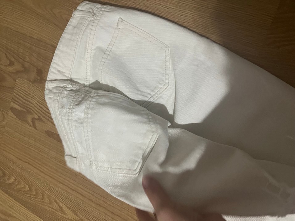 Kadın Bej Kot Midi Kumaş Pantolon - Görsel 3