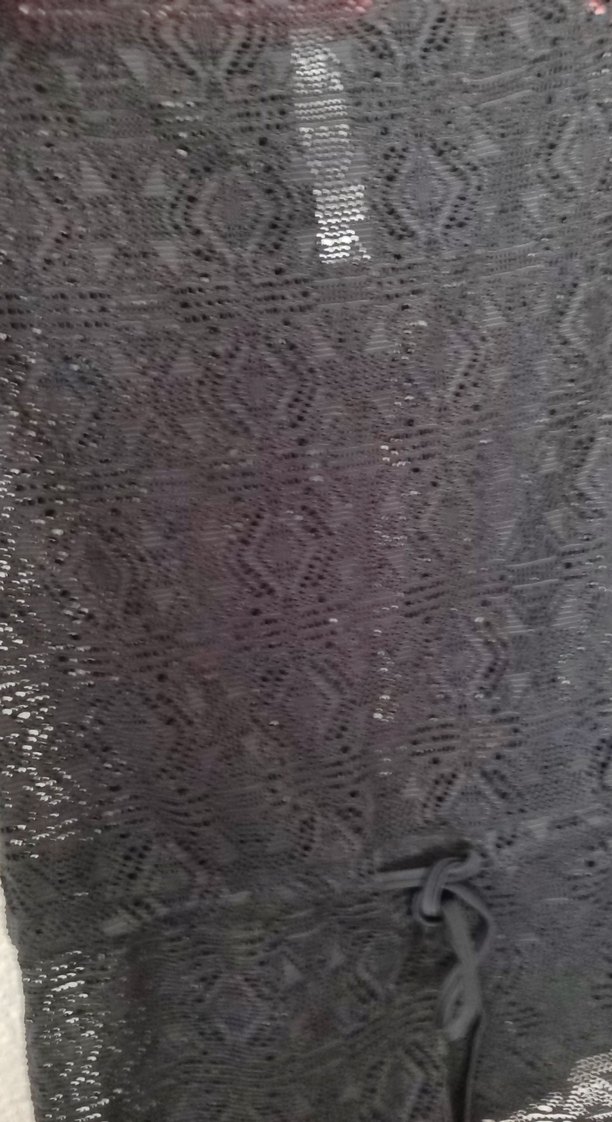 Dantelli Siyah Mini Kadın Tulum - Görsel 2