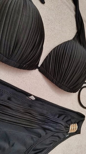 40 Beden siyah Renk Bikini takımı