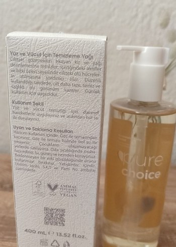 Diğer Pure Choice Yüz ve Vücut Temizleme Yağı