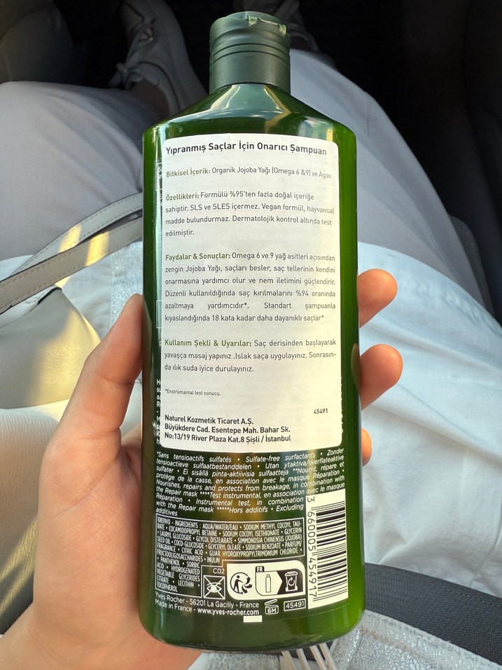 Yves Rocher Onarıcı Sülfatsız Şampuan 300 ml - Görsel 2