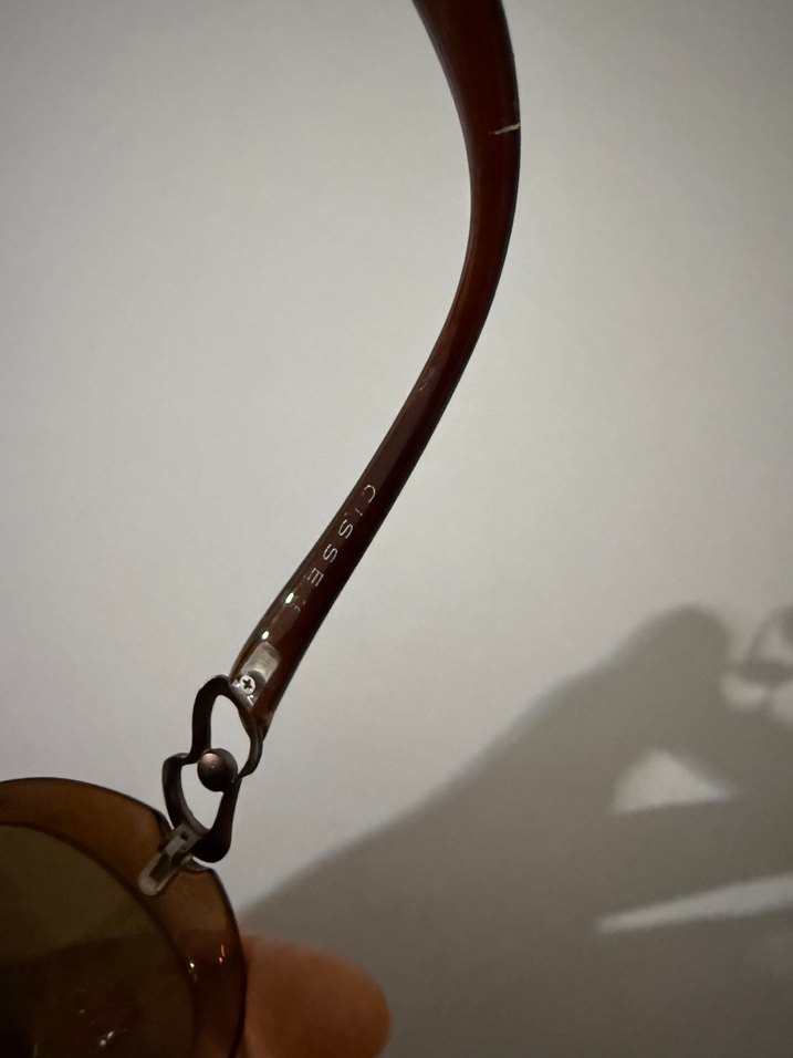 Klasik Tarzda Koyu Kahverengi Kadın Güneş Gözlüğü - Görsel 2