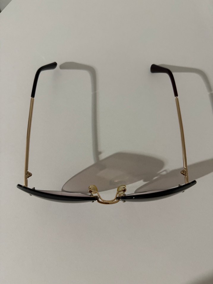 Kahverengi Transparan Kadın Güneş Gözlüğü - Görsel 2