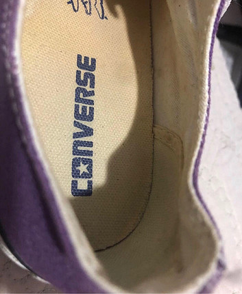 38 Beden mor Renk Converse spor ayakkabı 