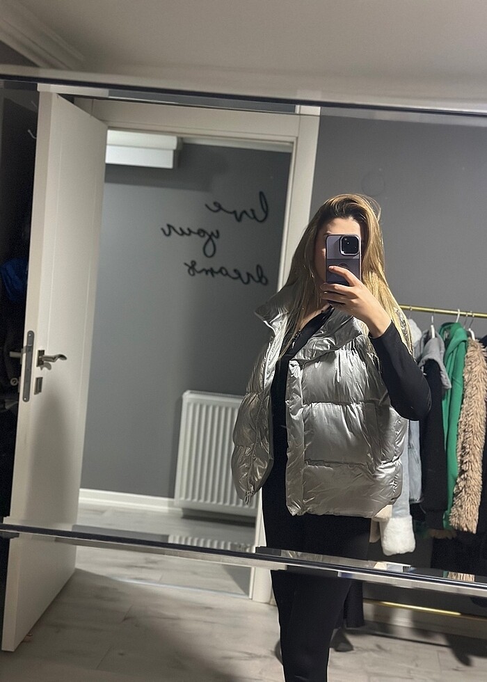 Metalik şişme yelek - Görsel 3