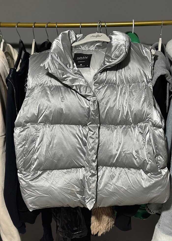 Metalik şişme yelek - Görsel 5